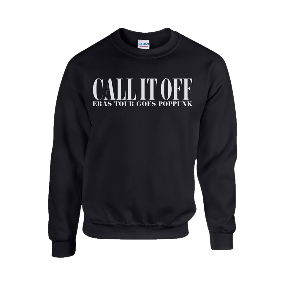 ERAS TOUR GOES POPPUNK - Crewneck - Black - Front